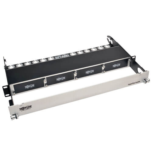 Tripp-Lite N484-01U | Copper/Fiber Enclosure for 4 High-Density Cassettes, 1U