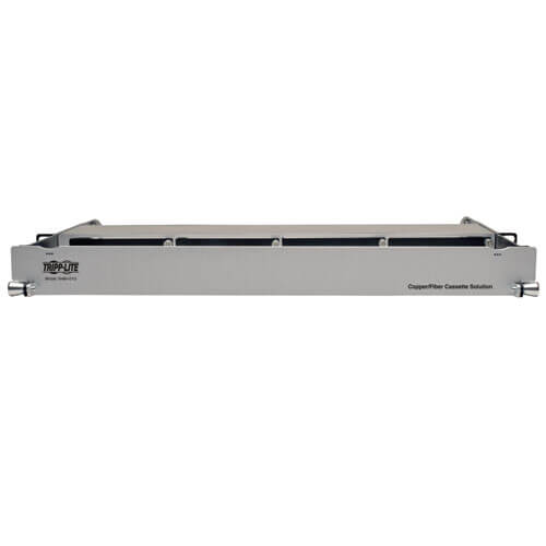 Tripp-Lite N484-01U | Copper/Fiber Enclosure for 4 High-Density Cassettes, 1U