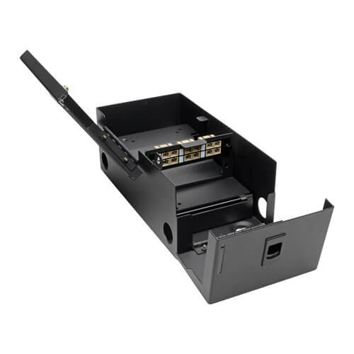 Tripp-Lite N492-06D-SC | High-Density Fiber Adapter Panel (MMF/SMF), 6 SC Duplex Connectors, Black
