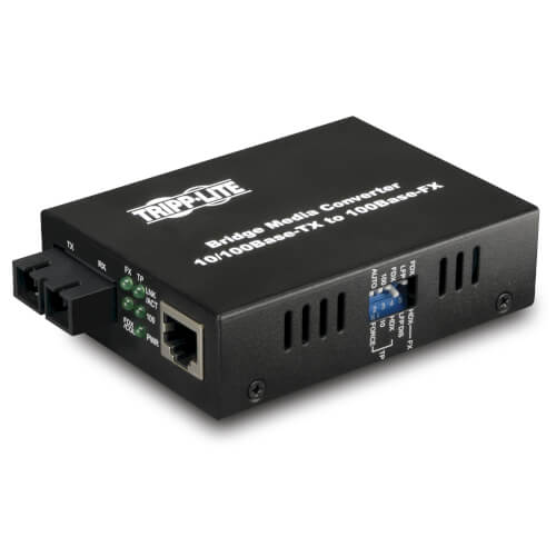 Tripp-Lite N784-001-SC | Fiber Optic - 10/100BaseT to 100BaseFX-SC Multimode Media Converter, 2km, 1310nm