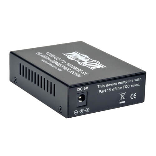 Tripp-Lite N785-001-LC-MM | 10/100/1000 LC Multimode Media Converter, 550M, 850nm
