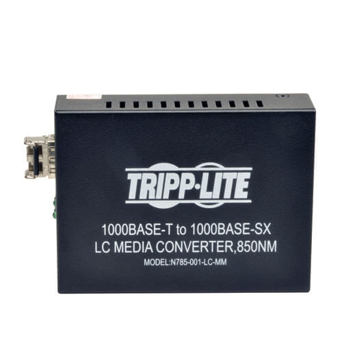 Tripp-Lite N785-001-LC-MM | 10/100/1000 LC Multimode Media Converter, 550M, 850nm