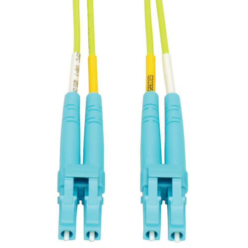 Tripp-Lite N820-02M-OM5 | 100G Duplex Multimode 50/125 OM5 LSZH Fiber Optic Cable (LC/LC), Lime Green, 2 m