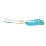 Tripp-Lite N820-02M-T | 10Gb Duplex Multimode 50/125 OM3 LSZH Fiber Patch Cable with Push/Pull Tab Connectors, (LC/LC) - Aqua, 2M (6 ft.)