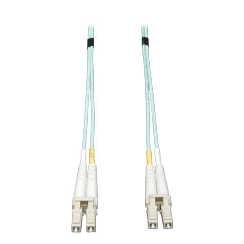 Tripp-Lite N820-04M | 10Gb Duplex Multimode 50/125 OM3 LSZH Fiber Patch Cable (LC/LC) - Aqua, 4M (13 ft.)