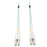 Tripp-Lite N820-08M | 10Gb Duplex Multimode 50/125 OM3 LSZH Fiber Patch Cable, (LC/LC) - Aqua, 8M (26 ft.)