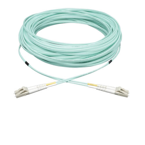 Tripp-Lite N820-08M | 10Gb Duplex Multimode 50/125 OM3 LSZH Fiber Patch Cable, (LC/LC) - Aqua, 8M (26 ft.)