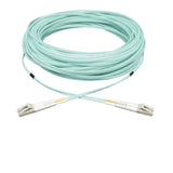 Tripp-Lite N820-08M | 10Gb Duplex Multimode 50/125 OM3 LSZH Fiber Patch Cable, (LC/LC) - Aqua, 8M (26 ft.)