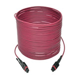 Tripp-Lite N845-15M-12-MG | 100G MTP/MPO Multimode OM4 Plenum-Rated Fiber Optic Cable (F/F), 12 Fiber, 40/100GBASE-SR4, Push/Pull Tabs, Magenta, 15 m