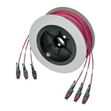 Tripp-Lite N858-30M-3X8-MG | MTP/MPO Multimode Base-8 Trunk Cable, 24-Strand, 40GB/100GB, 40/100GBASE-SR4, OM4 Plenum-Rated (3xF/3xF), Push/Pull Tab, Magenta, 30 m (98 ft.)