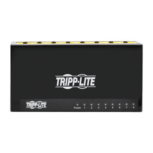 Tripp-Lite NG8P | 8-Port 10/100/1000 Mbps Desktop Gigabit Ethernet Unmanaged Switch