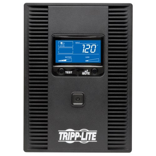 Tripp-Lite OMNI1500LCDT | OmniSmart LCD 120V 50/60Hz 1500VA 810W Line-Interactive UPS, Tower, LCD display, USB port, Energy Star V2.0
