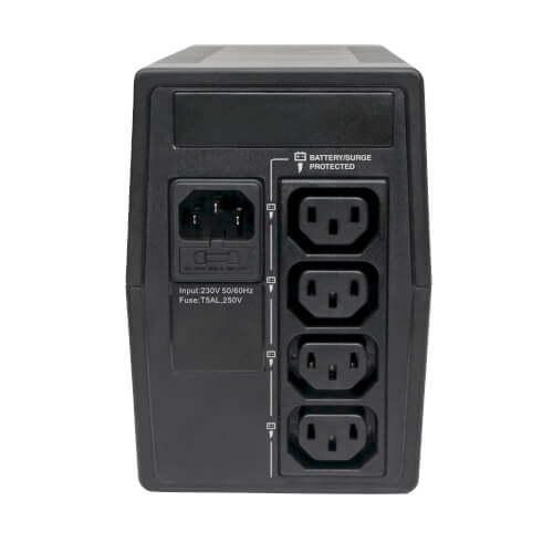 Tripp-Lite OMNIVSX650 | Line Interactive UPS, C13 Outlets (4) - 230V, 650VA, 360W, Ultra-Compact Design