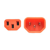 Tripp-Lite P004-002-AOR | PDU Power Cord, C13 to C14 - 10A, 250V, 18 AWG, 2 ft. (0.61 m), Orange