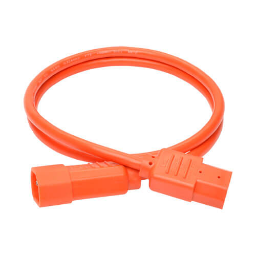 Tripp-Lite P004-003-AOR | PDU Power Cord, C13 to C14 - 10A, 250V, 18 AWG, 3 ft. (0.91 m), Orange