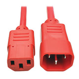 Tripp-Lite P004-003-ARD | PDU Power Cord, C13 to C14 - 10A, 250V, 18 AWG, 3 ft. (0.91 m), Red