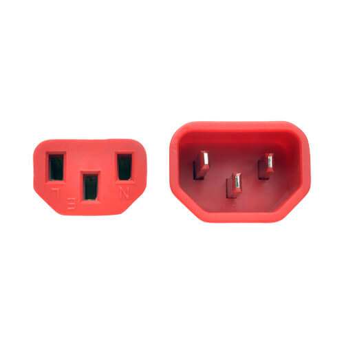 Tripp-Lite P004-003-ARD | PDU Power Cord, C13 to C14 - 10A, 250V, 18 AWG, 3 ft. (0.91 m), Red
