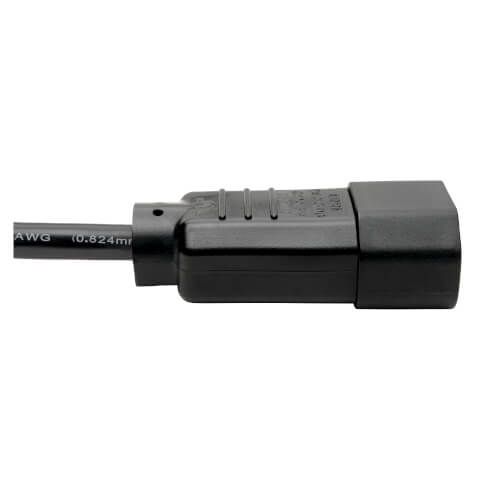 Tripp-Lite P004-004 | PDU Power Cord, C13 to C14 - 10A, 250V, 18 AWG, 4 ft. (1.22 m), Black