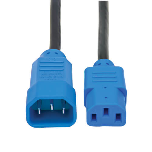 Tripp-Lite P004-004-BL | PDU Power Cord, C13 to C14 - 10A, 250V, 18 AWG, 4 ft. (1.22 m), Blue