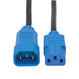 Tripp-Lite P004-004-BL | PDU Power Cord, C13 to C14 - 10A, 250V, 18 AWG, 4 ft. (1.22 m), Blue