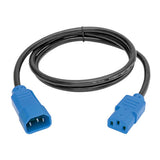 Tripp-Lite P004-004-BL | PDU Power Cord, C13 to C14 - 10A, 250V, 18 AWG, 4 ft. (1.22 m), Blue