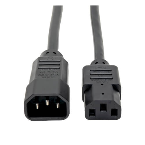 Tripp-Lite P004-006-13A | PDU Power Cord, C13 to C14 - 13A, 250V, 16 AWG, 6 ft. (1.83 m), Black