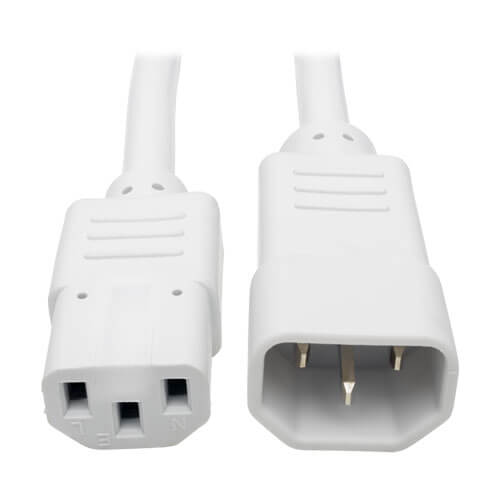 Tripp-Lite P004-006-AWH | PDU Power Cord, C13 to C14 - 10A, 250V, 18 AWG, 6 ft. (1.83 m), White