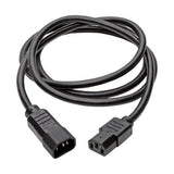Tripp-Lite P005-006 | Heavy-Duty PDU Power Cord, C13 to C14 - 15A, 250V, 14 AWG, 6 ft. (1.83 m), Black