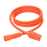 Tripp-Lite P005-006-AOR | Heavy-Duty PDU Power Cord, C13 to C14 - 15A, 250V, 14 AWG, 6 ft. (1.83 m), Orange