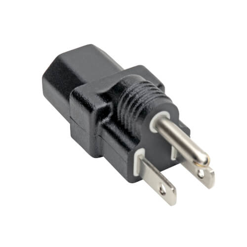 Tripp-Lite P006-000 | Computer Power Cord Adapter, NEMA 5-15P to C13 - 10A, 125V, Black