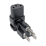 Tripp-Lite P006-000-DA | Computer Power Cord Adapter, NEMA 5-15P to Down Angle C13 - 10A, 125V, Black