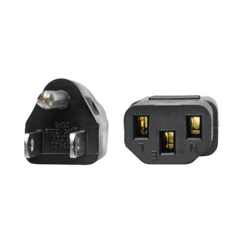 Tripp-Lite P006-002-13A | Desktop Computer AC Power Cable, NEMA 5-15P to C13 - 13A, 125V, 16 AWG, 2 ft. (0.61 m), Black