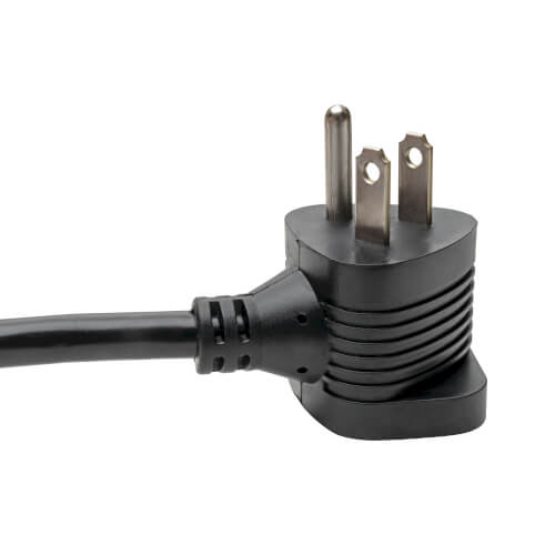 Tripp-Lite P006-006-515MF | Piggyback Extension Cord, NEMA 5-15P to 2x C13 - 13A, 125V, 16 AWG, 6 ft. (1.83 m), Black