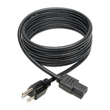 Tripp-Lite P006-010 | Desktop Computer AC Power Cable, NEMA 5-15P to C13 - 10A, 125V, 18 AWG, 10 ft. (3.05 m), Black