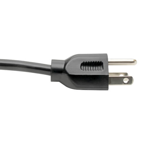Tripp-Lite P006-014-13RA | Computer Power Cord, NEMA 5-15P to Right-Angle C13 - 10A, 125V, 18 AWG, 14 ft. (4.27 m), Black