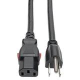 Tripp-Lite P007-L03 | Computer Power Cord, NEMA 5-15P to Locking C13 - Heavy-Duty, 15A, 125V, 14 AWG, 3 ft. (0.91 m), Black