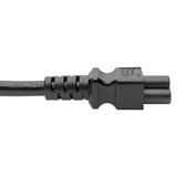 Tripp-Lite P014-006 | Laptop Power Adapter Cord, C14 to C5 Adapter - 2.5A, 250V, 18 AWG, 6 ft. (1.83 m), Black