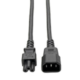Tripp-Lite P014-06N | Laptop Power Adapter Cord, C14 to C5 Adapter - 2.5A, 250V, 18 AWG, 6 in., Black
