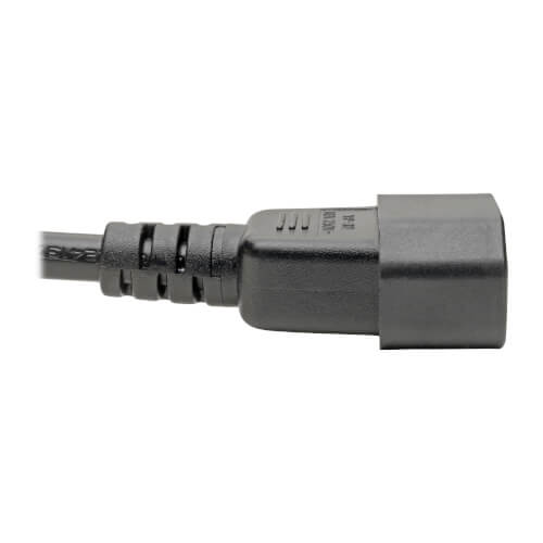 Tripp-Lite P014-06N | Laptop Power Adapter Cord, C14 to C5 Adapter - 2.5A, 250V, 18 AWG, 6 in., Black