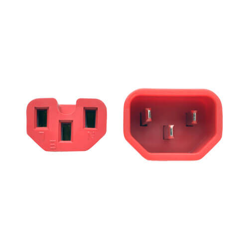 Tripp-Lite P018-002-ARD | Power Cord C14 to C15 - Heavy-Duty, 15A, 250V, 14 AWG, 2 ft. (0.61 m), Red