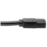 Tripp-Lite P019-004 | Power Cord, NEMA 5-15P to C15 - Heavy-Duty, 15A, 125V, 14 AWG, 4 ft. (1.22 m), Black