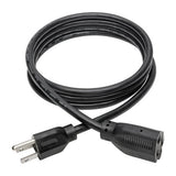 Tripp-Lite P024-006-13A | Power Extension Cord, NEMA 5-15P to NEMA 5-15R - 13A, 120V, 16 AWG, 6 ft. (1.83 m), Black