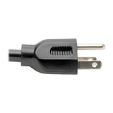 Tripp-Lite P030-002-5 | Desktop Computer Power Cord, NEMA 5-15P to C13, 5-Pack - 10A, 125V, 18 AWG, 2 ft. (0.61 m), Black