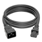 Tripp-Lite P032-007 | C20 to C13 Power Cord for Computer - Heavy-Duty, 15A, 100-250V, 14 AWG, 7 ft. (2.13 m), Black