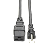 Tripp-Lite P034-010 | Computer Power Cord, C19 to NEMA 5-15P - Heavy-Duty, 15A, 125V, 14 AWG, 10 ft. (3.05 m), Black