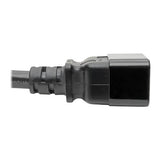 Tripp-Lite P036-002-6 | Power Extension Cord, C19 to C20 - Heavy-Duty, 20A, 250V, 12 AWG, 2 ft. (0.61 m), Black, 6-Pack
