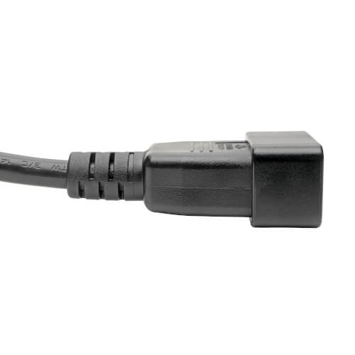 Tripp-Lite P036-006-15A | Power Extension Cord, C19 to C20 - Heavy-Duty, 15A, 250V, 14 AWG, 6 ft. (1.83 m), Black