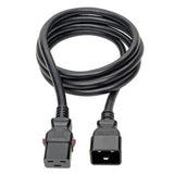 Tripp-Lite P036-L06 | Power Extension Cord, Locking C19 to C20 - Heavy-Duty, 20A, 100-250V, 12 AWG, 6 ft. (1.83 m), Black