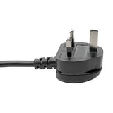 Tripp-Lite P056-006-10A | UK Computer Power Cord, BS1363 to C13 - 10A, 250V, 18 AWG, 6 ft. (1.83 m), Black