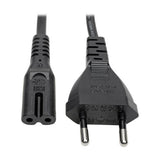 Tripp-Lite P059-006 | European Computer Power Cord, C7 to Schuko, 2.5A, 250V, 18 AWG, 6 ft. (1.83 m), Black